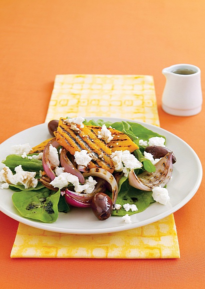 Тыквенный салат на гриле