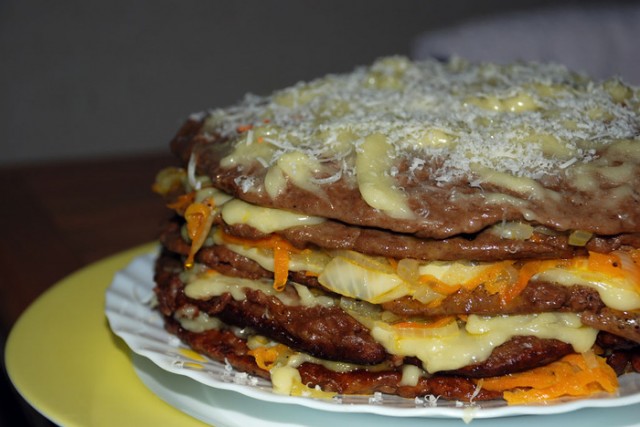 Печёночный торт