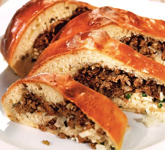 Кулебяка с мясом