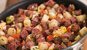 Хаш картофельный с говядиной