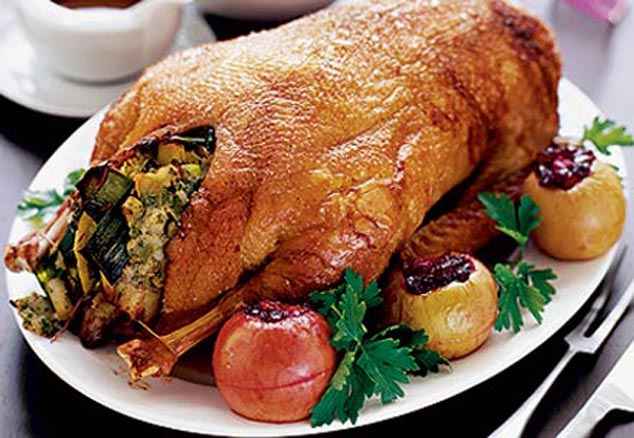 Гусь фаршированный