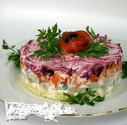 Сельдь под шубой на 14 февраля