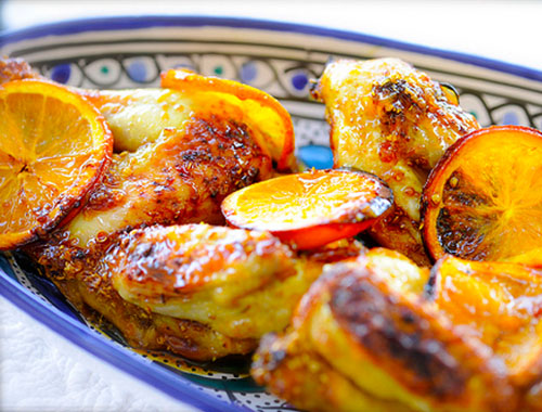 Курица с апельсинами на 14 февраля