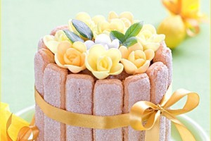 Торт с печеньем савоярди