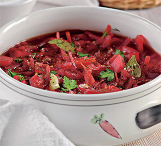 Борщ вегетарианский в пост