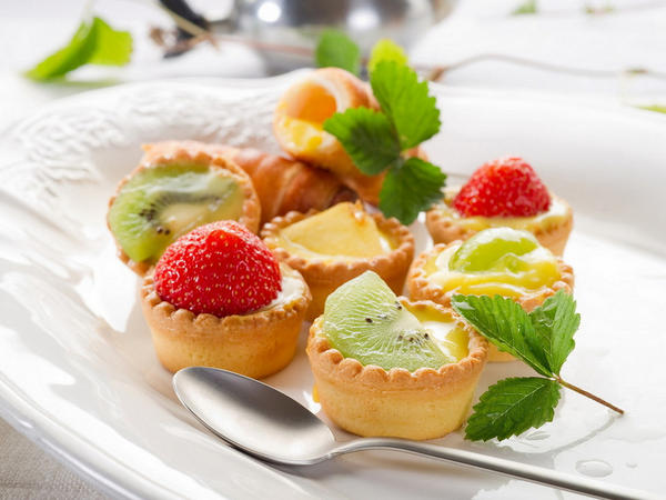 Кексы с фруктами