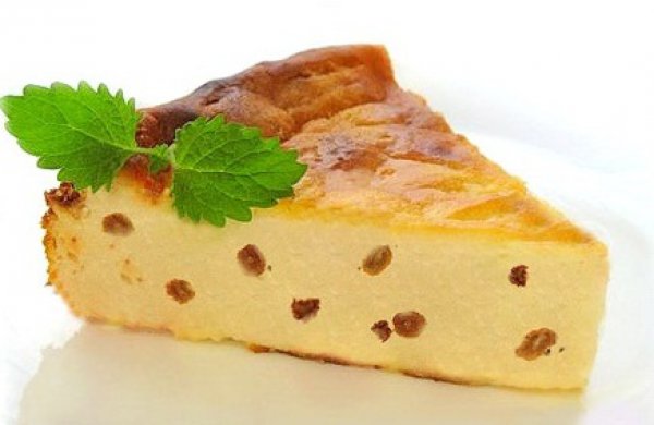 Запеканка с яблоками и творогом