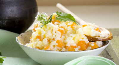 Рисовая каша в термомиксе с тыквой