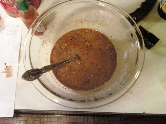 Маринад с винным уксусом для гуся