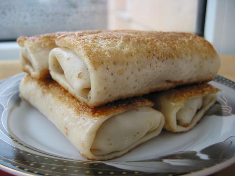 Блинчики с мясом