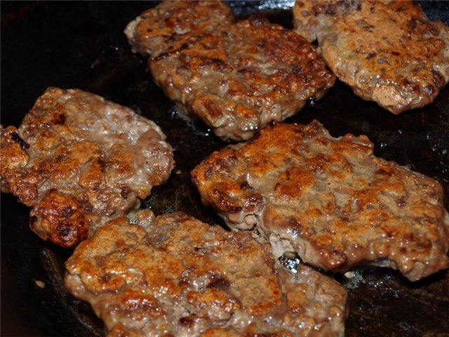 Оладьи из печенки