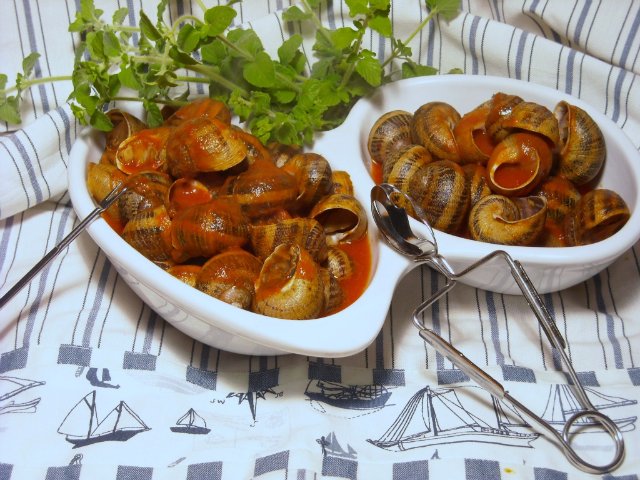 Колбаски с улитками