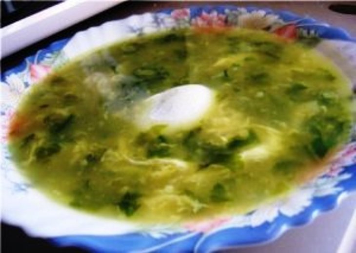 Бульон овощной с профитролями