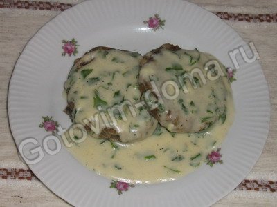 Бульон с омлетом из цветной капусты