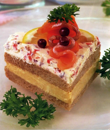 Бутербродный торт Элитный