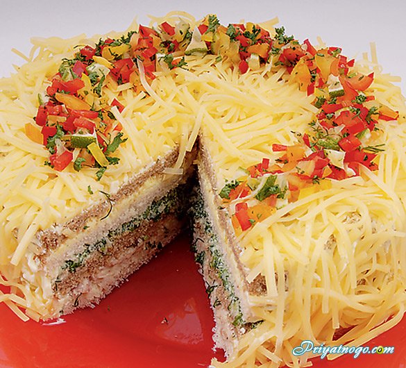 Бутербродный торт