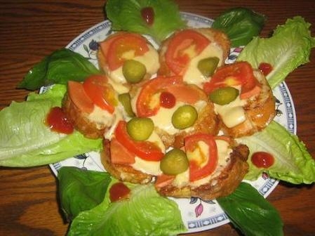 Лепешки тминные со скумбрией