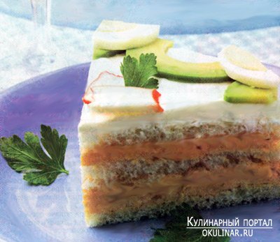 Торт бутербродный с морковью