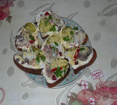 Бутерброды с сардинами