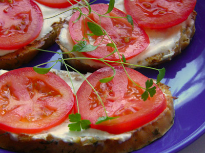 Гренки с цуккини