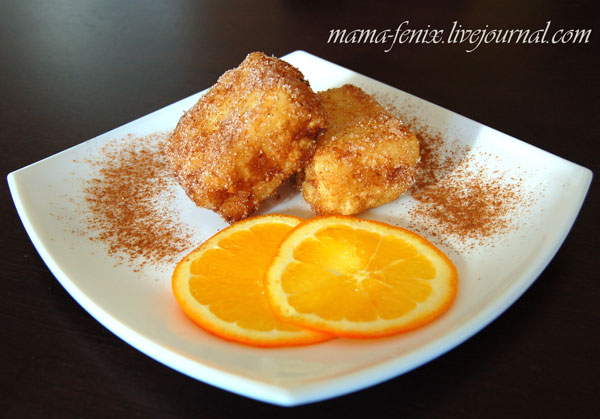 Манго, жаренное с ромом