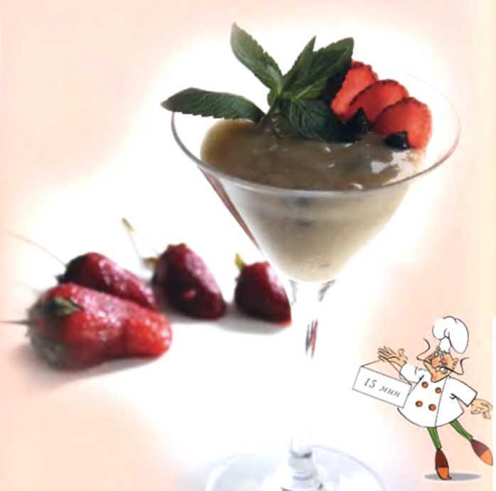 Ягоды со сливочным сыром