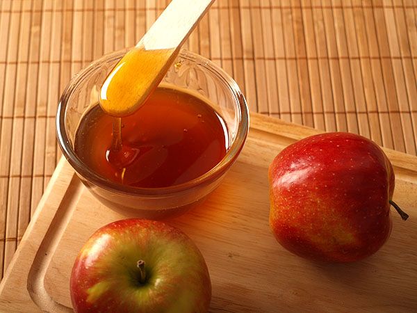 Салат из яблок с медом