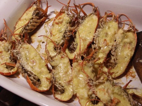 Гратин из омаров