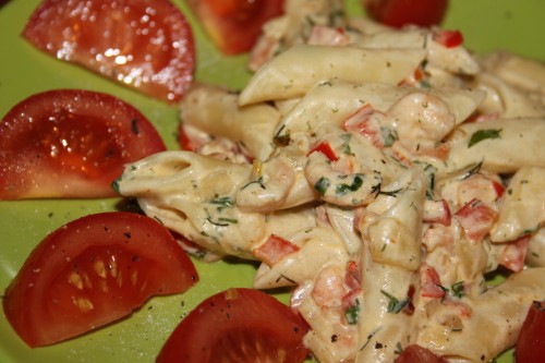 Креветки по-баварски