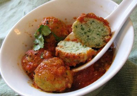 Фрикадельки рыбные заливные