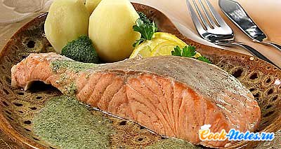 Нежное филе лосося