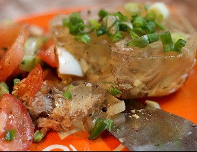 Канапе с мясом цыпленка