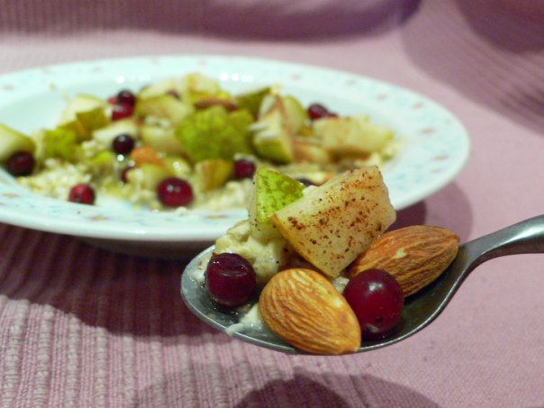 Каша с апельсинами