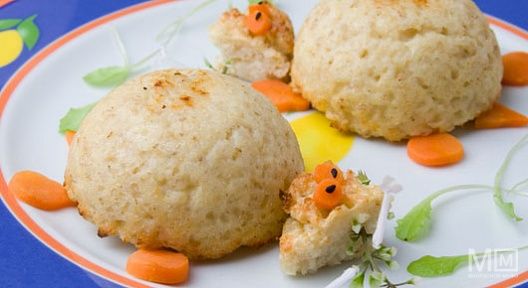 Запеканка ячневая с творогом