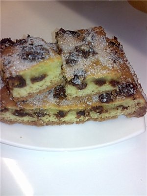 Мускатный кекс с финиками