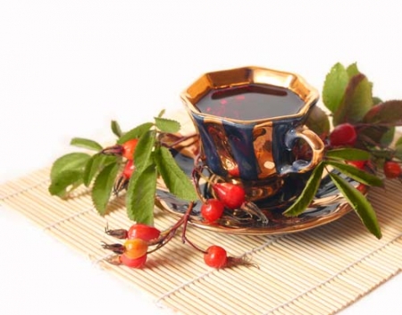 Яблочный морс с шиповником