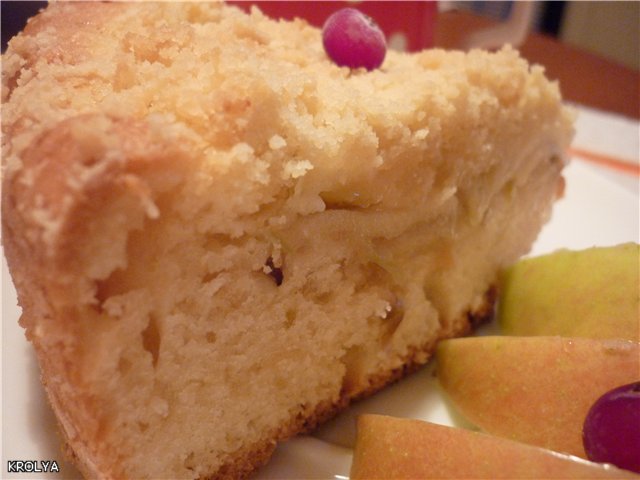 Блитц кухен (запеченное взбитое тесто с ореха)