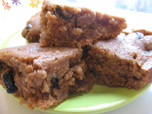 Коврижка с изюмом