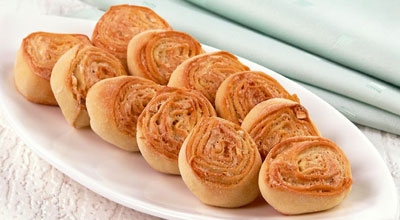 Рулетики со взбитым белком