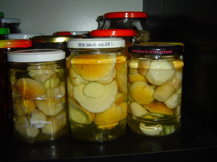 Белые грибы соленые