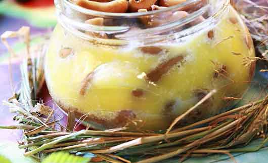 Стерилизованные тушеные грибы