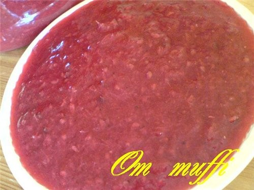 Приправа из абрикосов и красной смородин