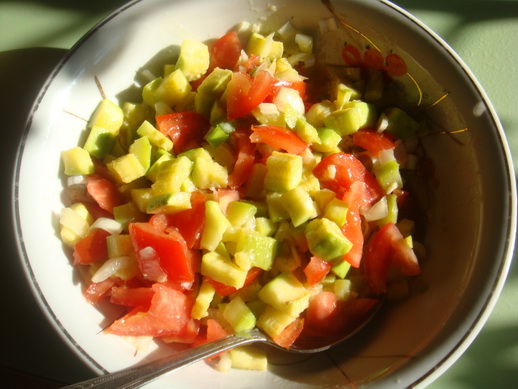 Салат из кабачков и помидоров