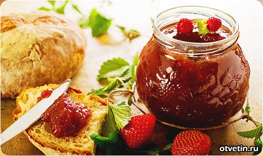 Замороженный земляничный джем