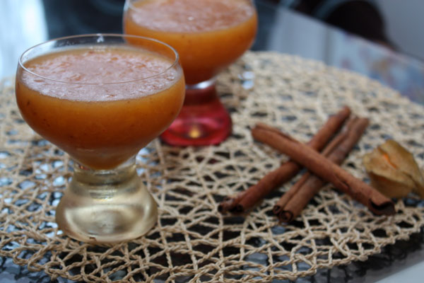 Желе из персиков