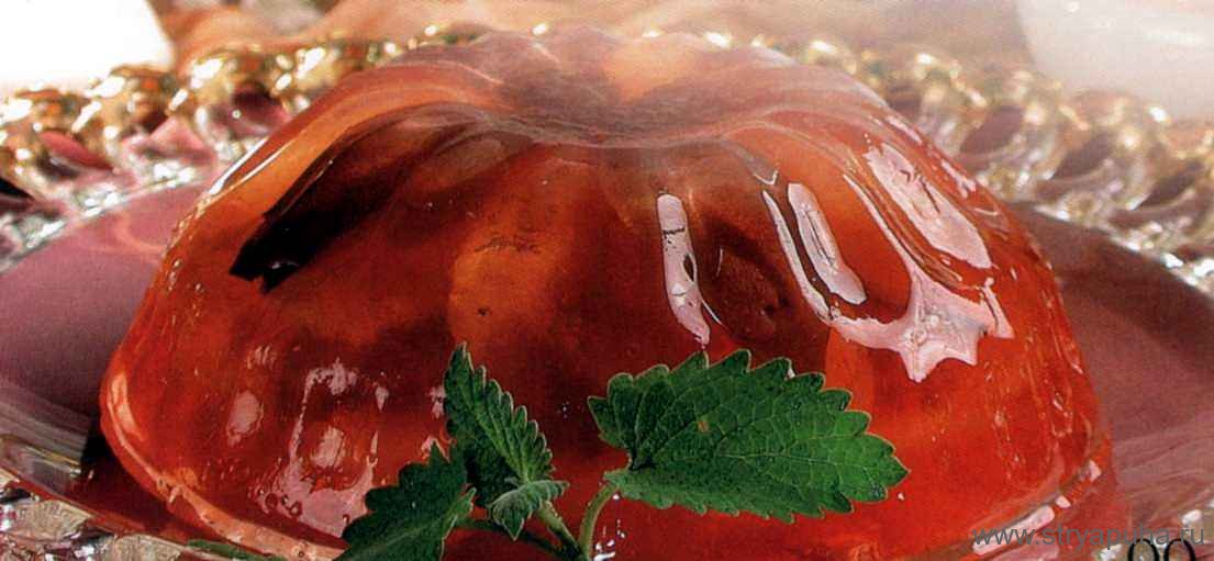 Желе из слив