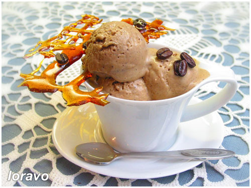 Мороженое кофейное