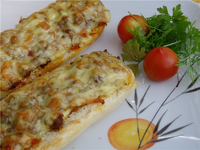 Багеты с сырной начинкой