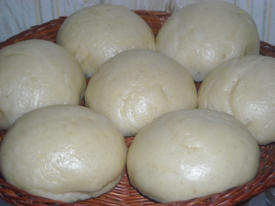 Булочки на пару