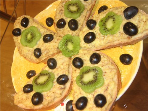 Ватрушки с фруктами